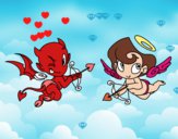 Diablo y cupido