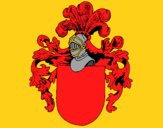 Escudo de armas y casco