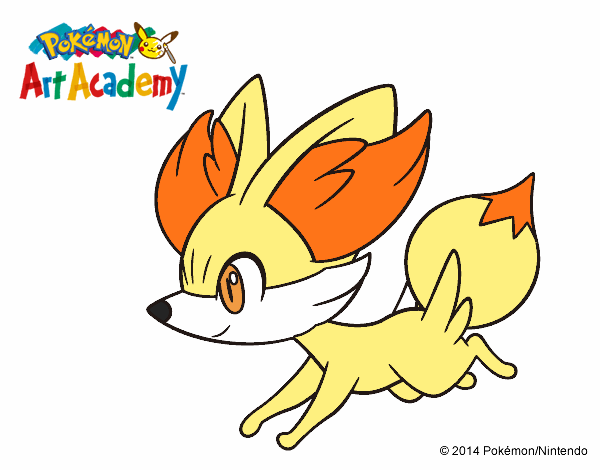 Fennekin corriendo