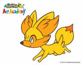 Fennekin corriendo