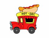 Food truck de perritos calientes