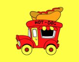 Food truck de perritos calientes