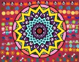 Dibujo Mandala creciente pintado por Anto05