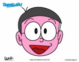 Dibujo Nobita pintado por Escola