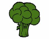 Dibujo Verdura de brócoli pintado por Potte