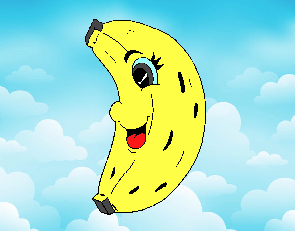 Banana feliz