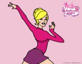 Barbie en postura de ballet