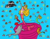 Barbie sirena contenta