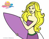 Barbie va a surfear