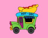 Food truck de perritos calientes