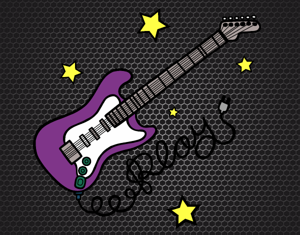 Guitarra y estrellas