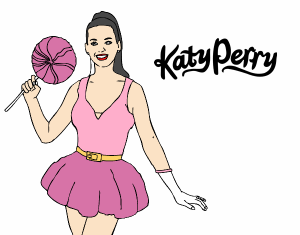 Katy Perry con piruleta