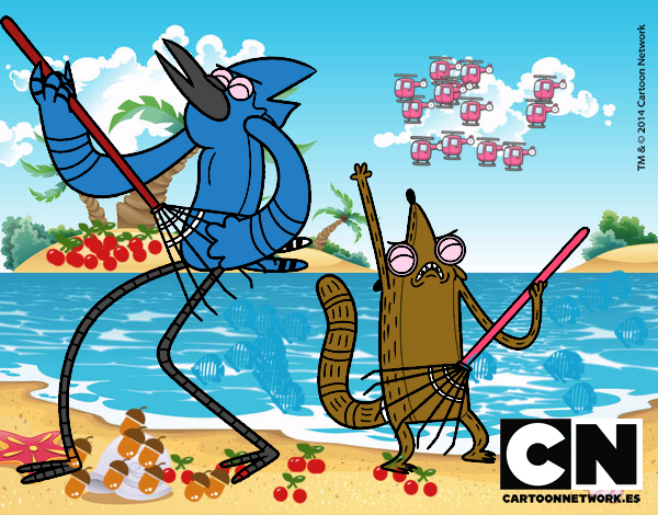 Mordecai y Rigby