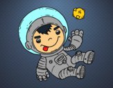 Niño astronauta