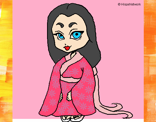 Princesa con kimono