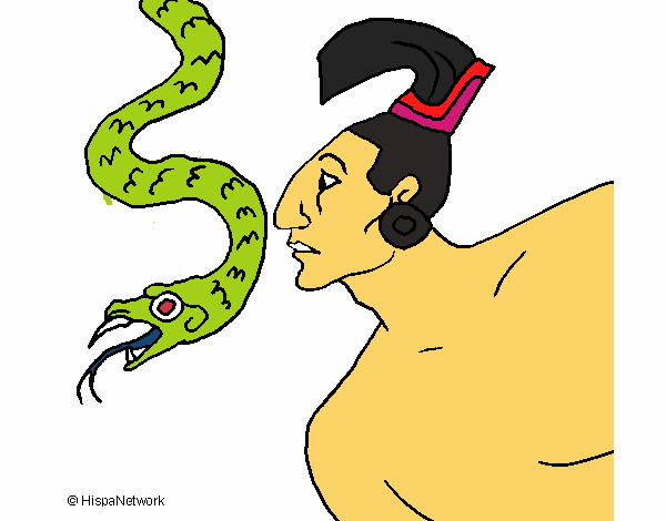 Serpiente y guerrero