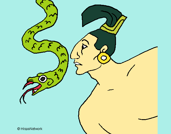 Serpiente y guerrero