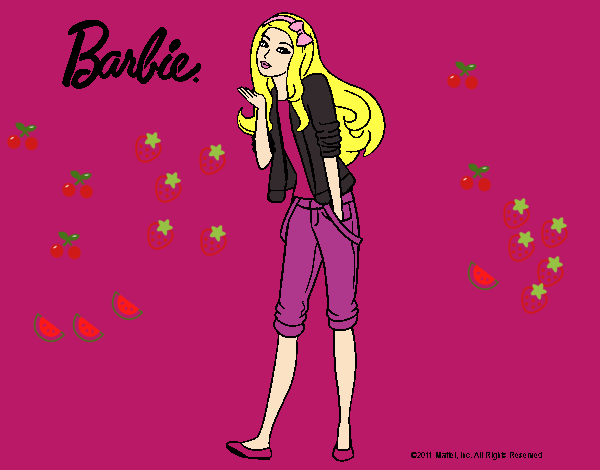 Barbie con look casual