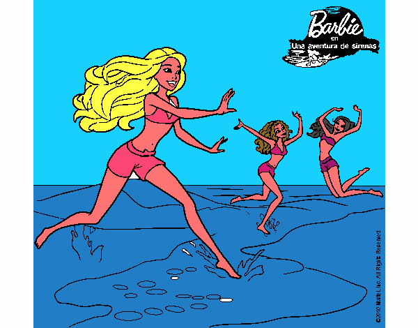 Barbie de regreso a la playa