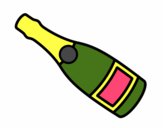 Botella de champagne