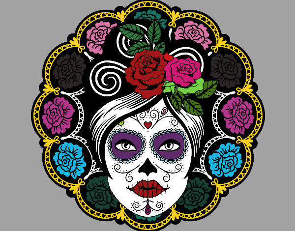 Calavera mejicana femenina