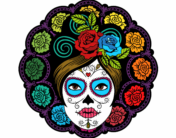 Calavera mejicana femenina