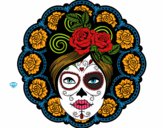 Calavera mejicana femenina