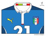 Camiseta del mundial de fútbol 2014 de Italia