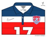 Camiseta del mundial de fútbol 2014 de los Estados Unidos