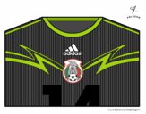 Camiseta del mundial de fútbol 2014 de México