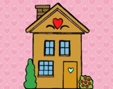 Casa con corazones