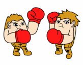 Combate de boxeo