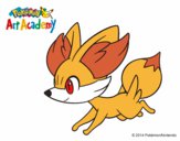 Fennekin corriendo