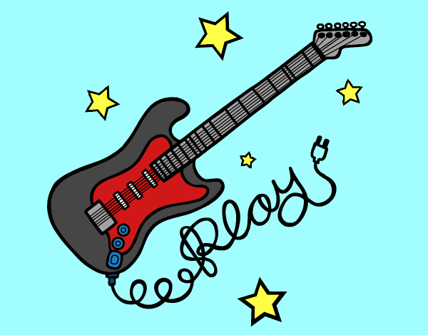 Guitarra y estrellas