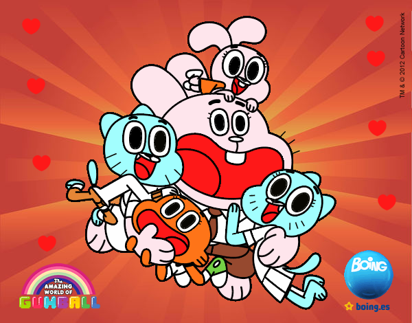 Gumball y amigos contentos