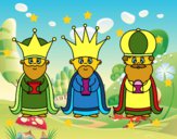 Dibujo Los 3 Reyes Magos pintado por umaima