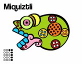 Dibujo Los días aztecas: la muerte Miquiztli pintado por nenajp