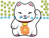 Maneki-neko blanco