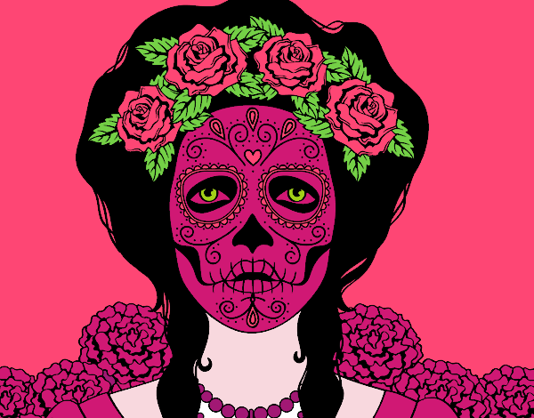 Mujer calavera mejicana