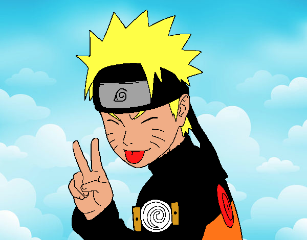 Naruto sacando lengua