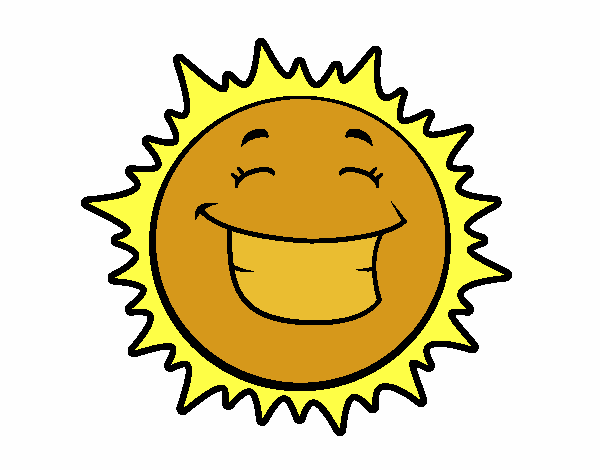 Sol sonriendo