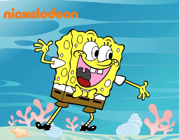 Bob Esponja saludando