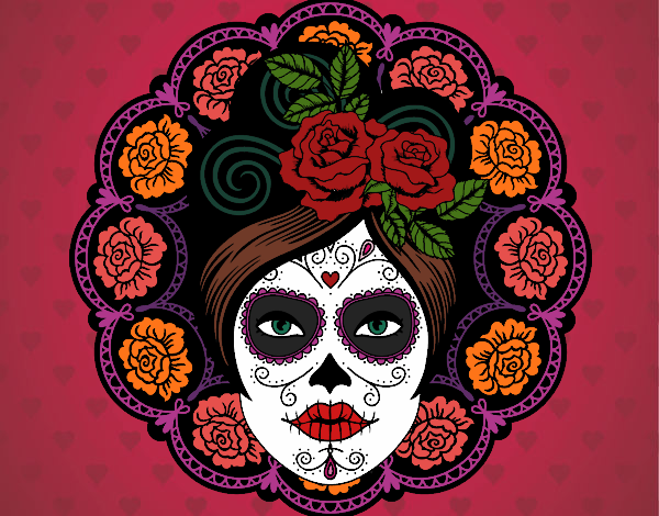 Calavera mejicana femenina