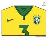 Dibujo Camiseta del mundial de fútbol 2014 de Brasil pintado por Andy Ortiz