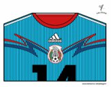 Camiseta del mundial de fútbol 2014 de México