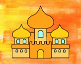 Dibujo Castillo árabe pintado por css28