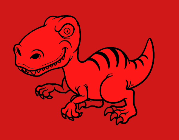 velocirraptor rojo