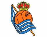 Dibujo Escudo de la Real Sociedad de Fútbol pintado por Luke