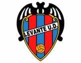 Dibujo Escudo del Levante UD pintado por Luke