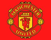 Dibujo Escudo del Manchester United pintado por Luke